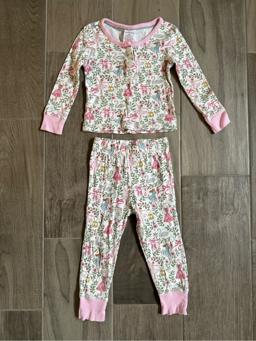 Mini Boden Girls Nutcracker Pajama Set